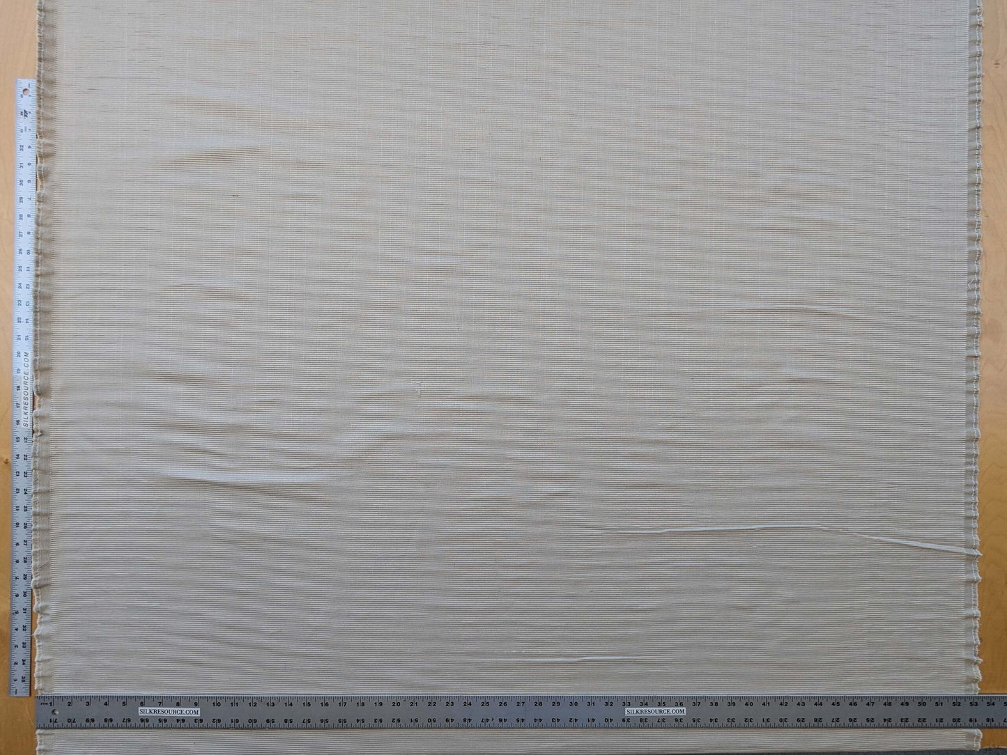 7YD Scalamandre Silver Grey Ribbed Upholstery MSRP USD 150/Y