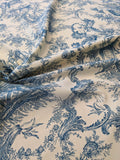 Scalamandre Sungari Cotton - Blue Beige