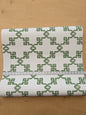 Scalamandre Suzhou Lattice Jade Wallpaper Green White Fretwork Lattice Geometric MSRP USD 132/ single roll