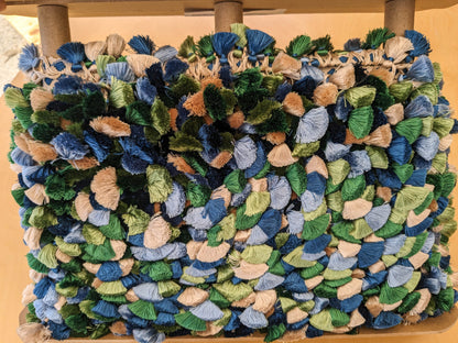 Scalamandre Silk Trim Follies Blue Green Beige Cream Tassel Trim MSRP USD 260/Y