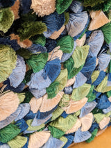 Scalamandre Silk Trim Follies Blue Green Beige Cream Tassel Trim MSRP USD 260/Y