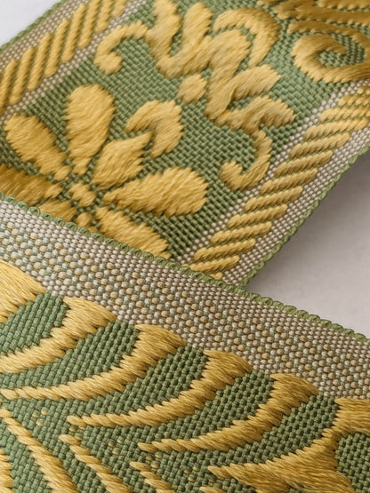 Scalamandre Louis XV Braid Fern Gold & Green  MSRP USD 130/y