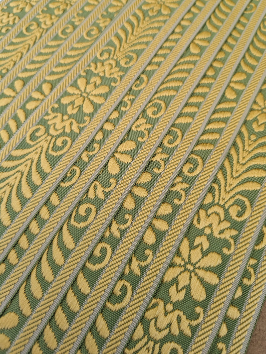 Scalamandre Louis XV Braid Fern Gold & Green  MSRP USD 130/y