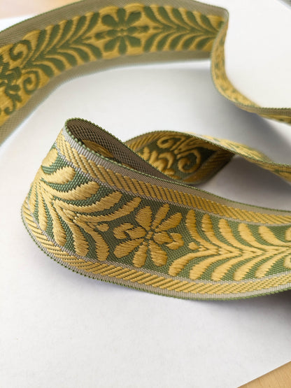 Scalamandre Louis XV Braid Fern Gold & Green  MSRP USD 130/y