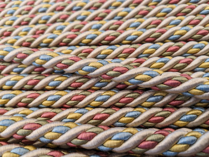 Scalamandre Lyon Pinks, Blues,Yellows ,Trim Silk Wool MSRP USD330/y