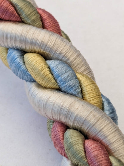 Scalamandre Lyon Pinks, Blues,Yellows ,Trim Silk Wool MSRP USD330/y