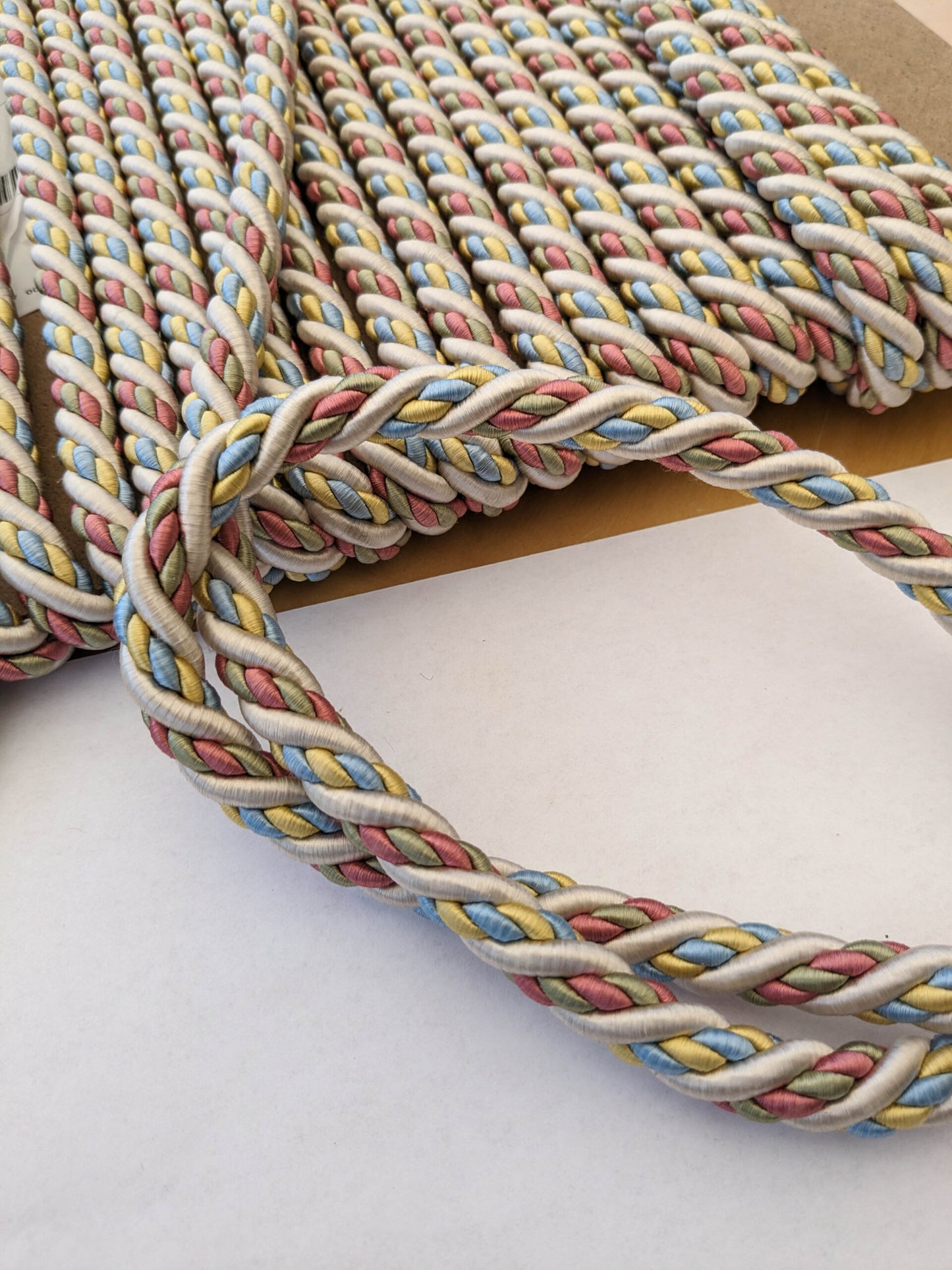 Scalamandre Lyon Pinks, Blues,Yellows ,Trim Silk Wool MSRP USD330/y