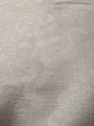 Scalamandre Uppsala Silk Damask - Ivory on Birch Strie White Cream