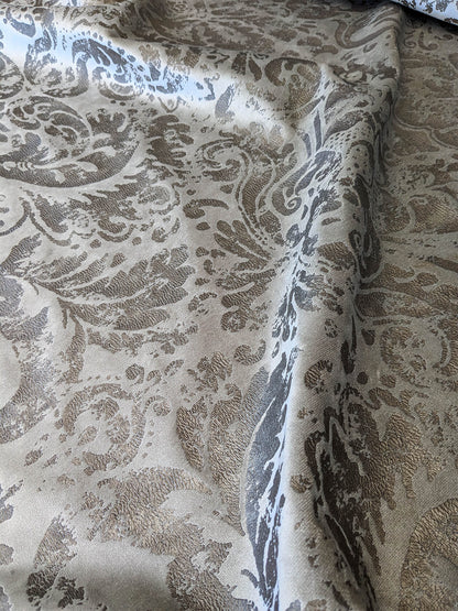 Scalamandre Palladio Velvet Damask Burnished Gold Damask Contemporary MSRP USD 560/y