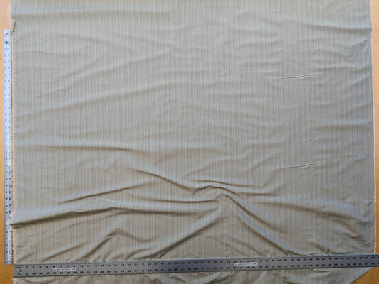 Scalamandre Astley Silk Strie Sage Gray White Pin Stripe Small Scale MSRP USD350+/yard
