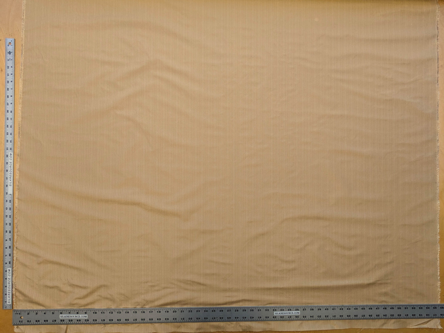 Scalamandre Astley Silk Strie Gold Pin Stripe Small Scale  MSRP USD350+/yard