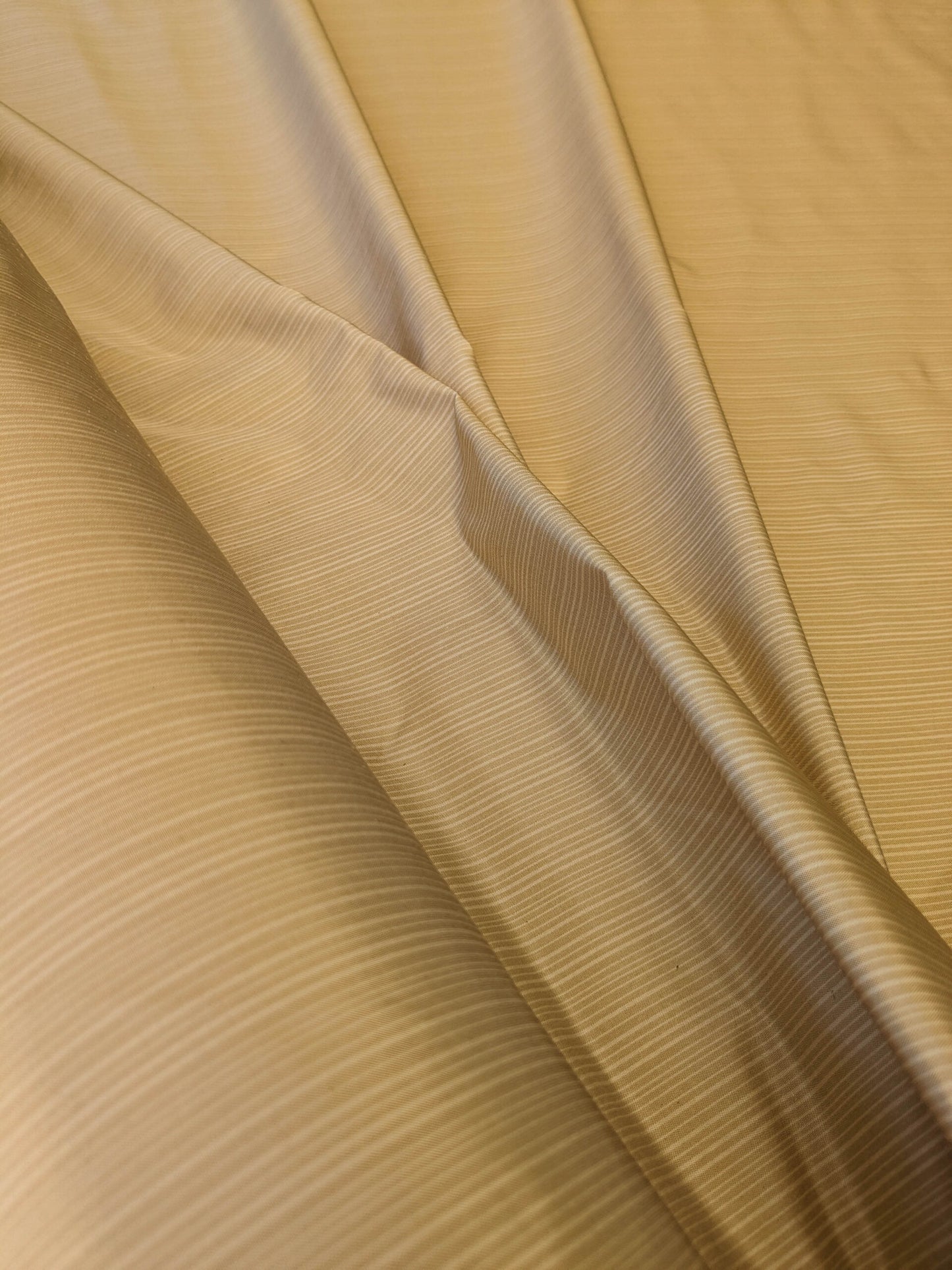 Scalamandre Astley Silk Strie Gold Pin Stripe Small Scale  MSRP USD350+/yard