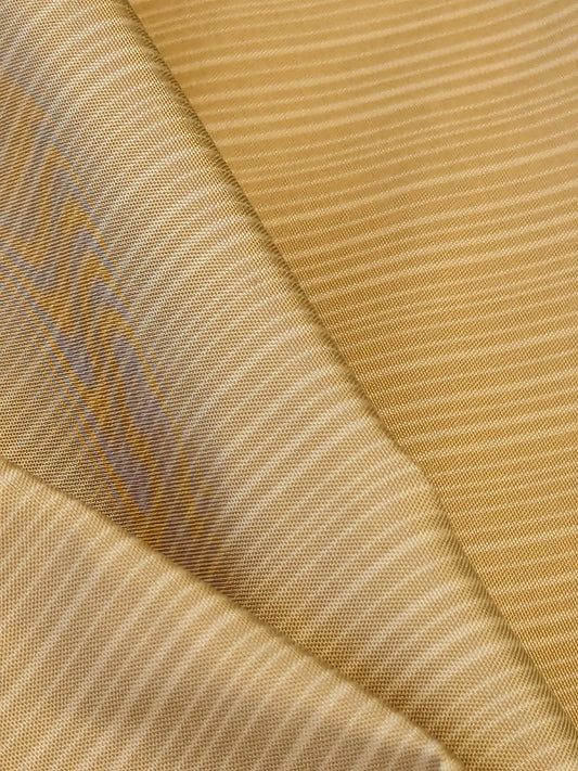 Scalamandre Astley Silk Strie Gold Pin Stripe Small Scale  MSRP USD350+/yard