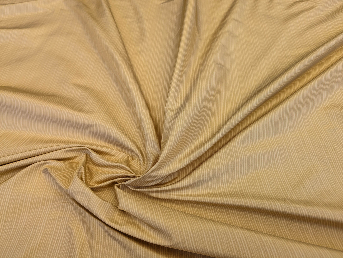 Scalamandre Astley Silk Strie Gold Pin Stripe Small Scale  MSRP USD350+/yard