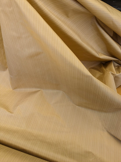 Scalamandre Astley Silk Strie Gold Pin Stripe Small Scale  MSRP USD350+/yard