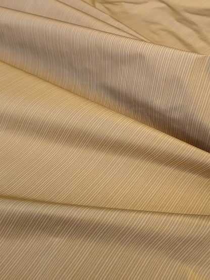 Scalamandre Astley Silk Strie Gold Pin Stripe Small Scale  MSRP USD350+/yard