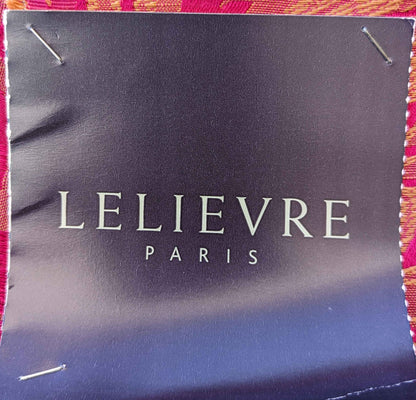 1Y+ Lelievre Paris Coppelia Amarante Cotton Linen Pink Damask Cotton Linen Medallion Renaissance