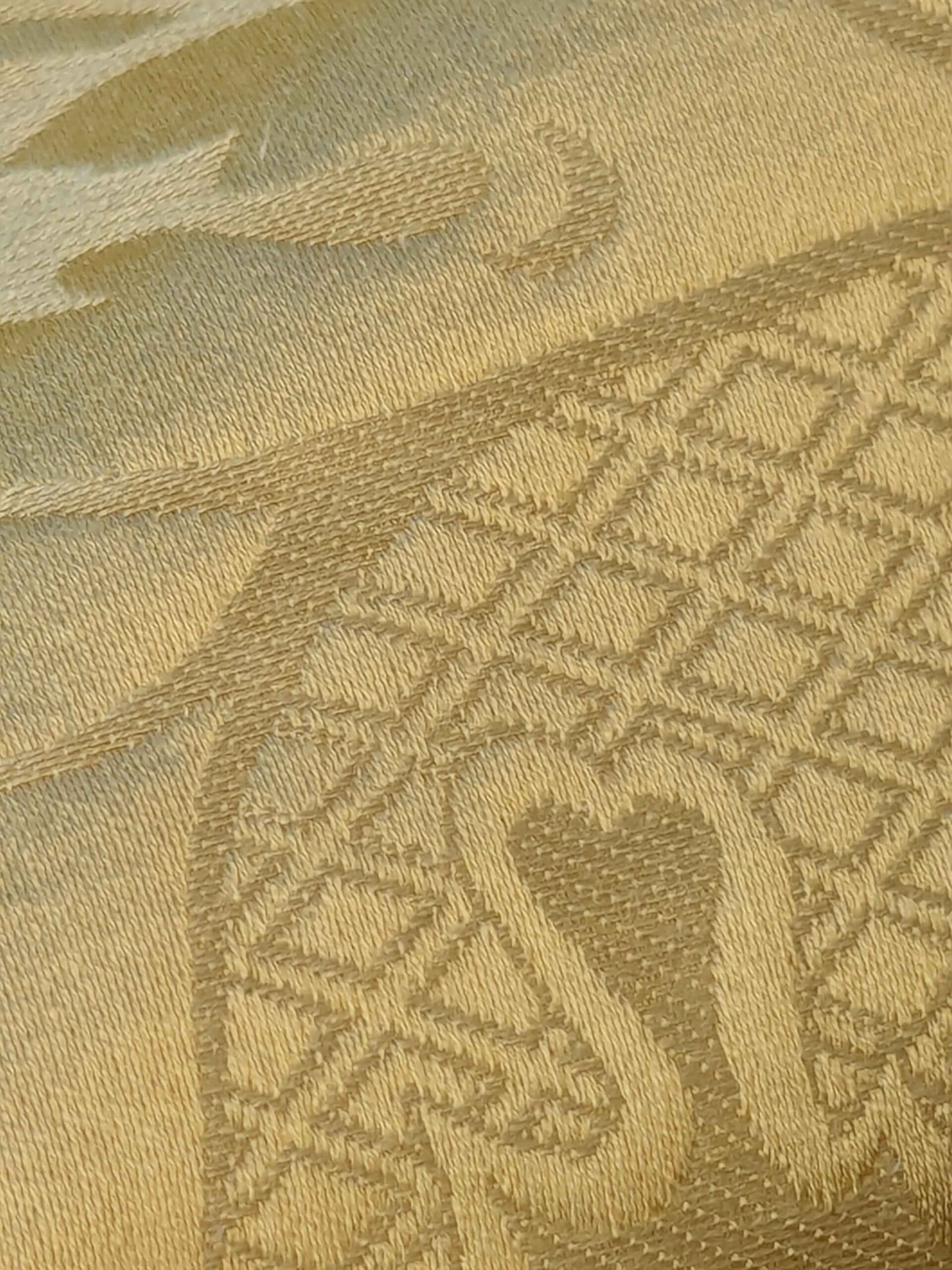 Scalamandre Damask Yellow Gold Floral Botanical Renaissance 1.9y