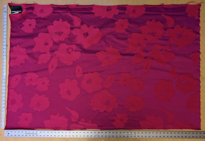 Sonia Rykiel Maison Rue Saint Simon Bonbon Cotton Silk Pink Art Deco Abstract Botanical MSRP USD300+/y 54" x 36.5"