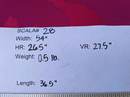 Sonia Rykiel Maison Rue Saint Simon Bonbon Cotton Silk Pink Art Deco Abstract Botanical MSRP USD300+/y 54" x 36.5"