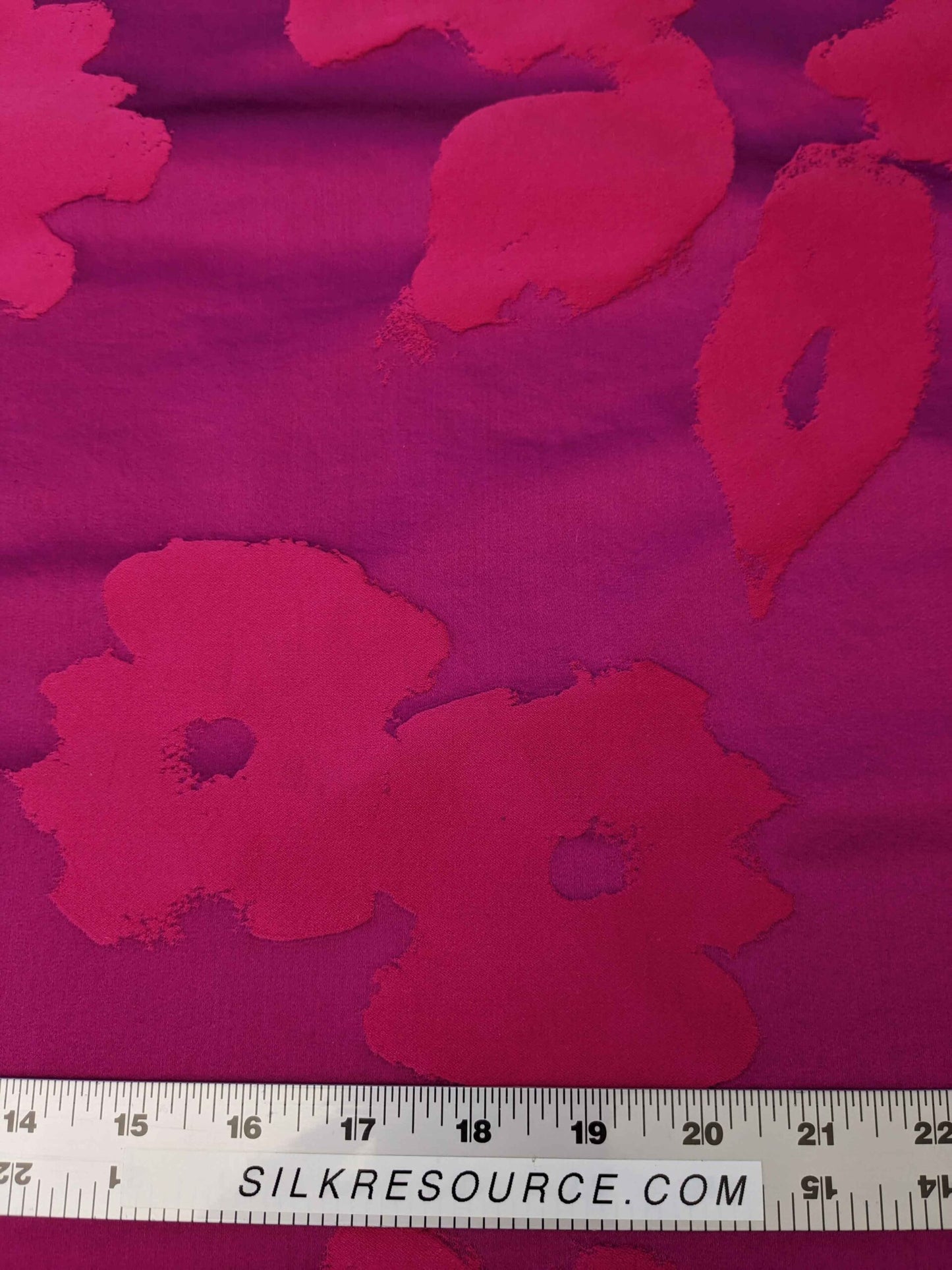 Sonia Rykiel Maison Rue Saint Simon Bonbon Cotton Silk Pink Art Deco Abstract Botanical MSRP USD300+/y 54" x 36.5"