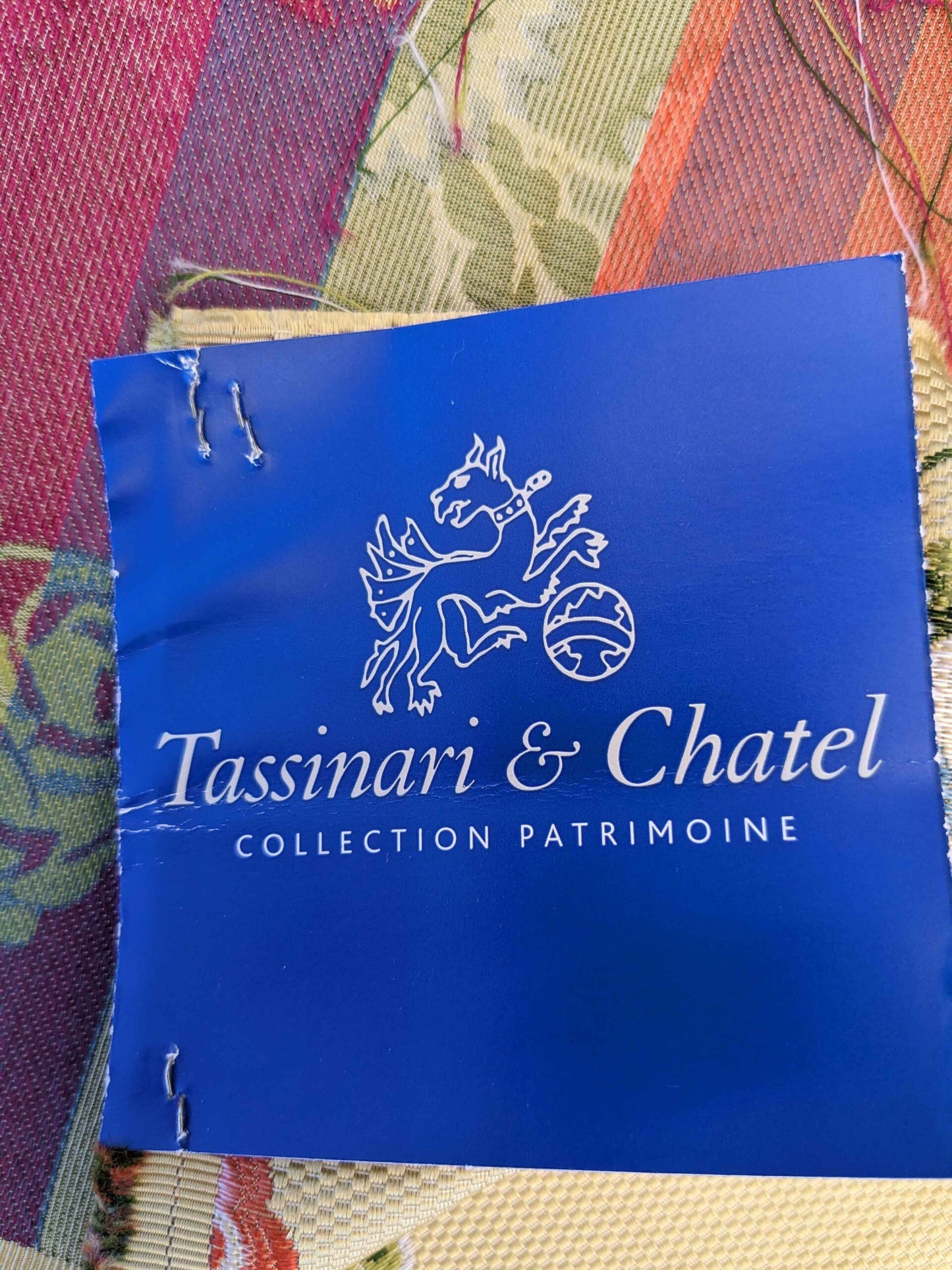 Tassinari and Chatel Rose Du Roi Or Pale Silk Floral Botanical Tree Foliage Stripe 51"Width x 45" Length