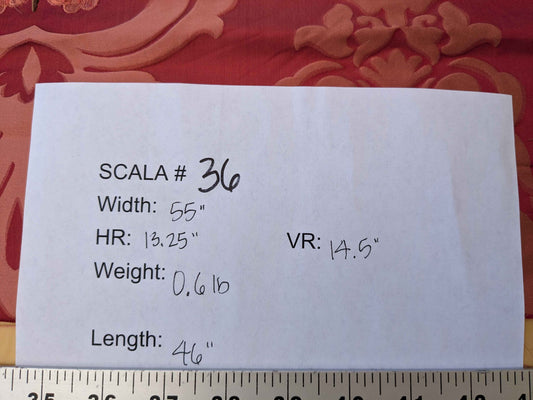 Scalamandre Damask Red Diamond Medallion Renaissance Embroidery Rose Bouquet 55″Width x 46″ Length