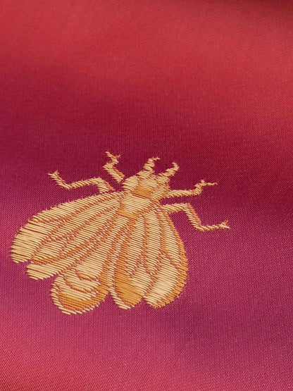 Scalamandre Silk Pink Gold Bees Napolean French Neoclassic 2.1yards