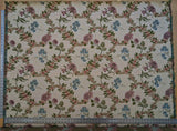 2.2yards Scalamandre Floral Botanical White Cream Green Upholstery