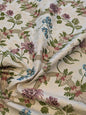 Scalamandre Floral Botanical Upholstery - White Cream Green