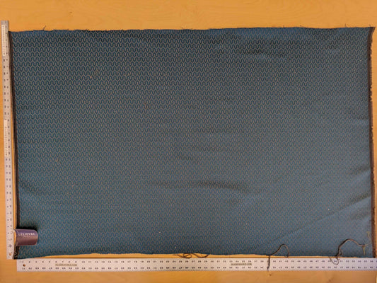 Scalamandre Geometric Art Deco Blue Brown 56.5" x 35"