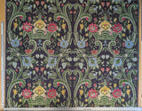 By yard Scalamandre Floral Botanical Tree Foliage Classic French Black Blue Red Yellow Upholstery Fabric
