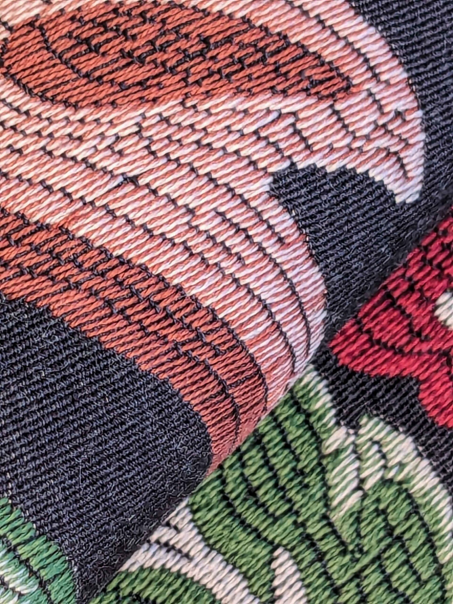 By yard Scalamandre Floral Botanical Tree Foliage Classic French Black Blue Red Yellow Upholstery Fabric