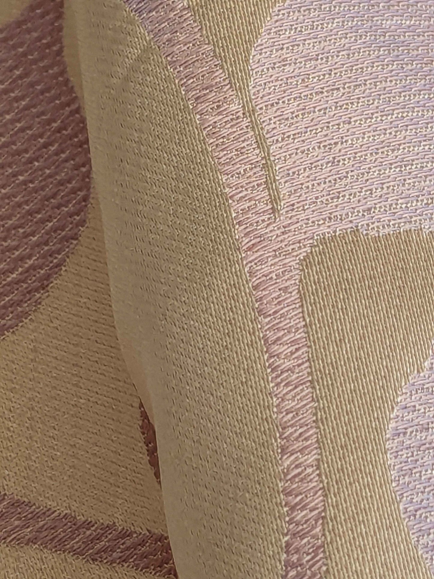 1y Scalamandre Silk Pink Leaves Botanical Tree Foliage Classic