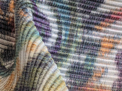 2y Scalamandre Indra Slate Blue Multi Paisley Aztek Mayan Print MSRP USD 202/Y Heavy!