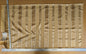 0.8y Scalamandre Gustave Stripe Gold Brown White Old World Weavers 100% Silk Stripe