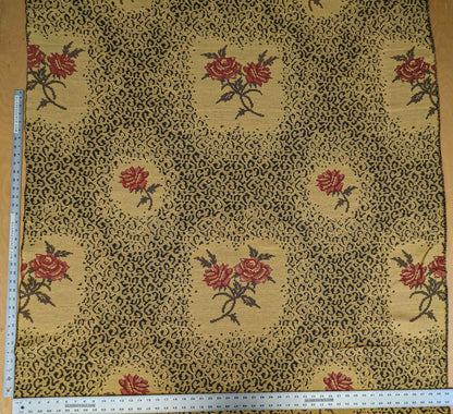 2.1y Scalamandre Floral Red Gold Brown Botanical Classic