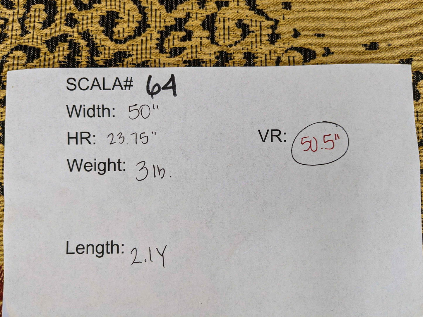 2.1y Scalamandre Floral Red Gold Brown Botanical Classic