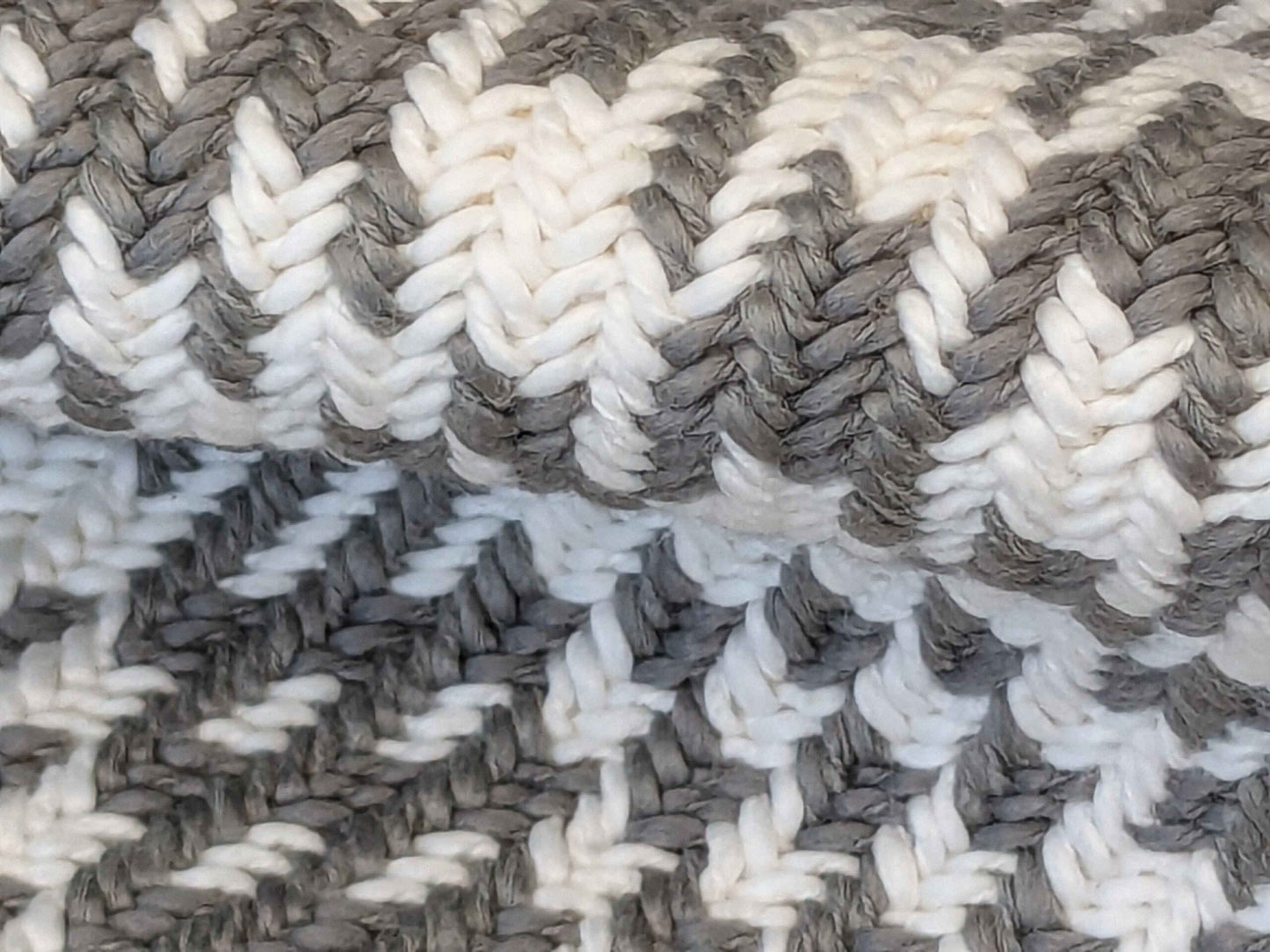 1 yard Sonia Rykiel Maison Plaid Check Gray White Woven