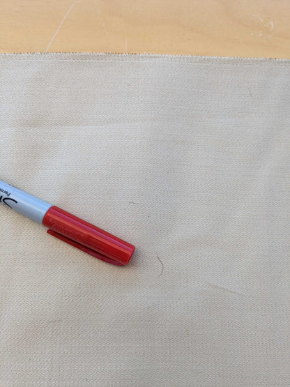 26"x 57" Scalamandre Fauteuil Bessieres Seat &amp; Back Creme French Antique Design MSRP USD 612/y