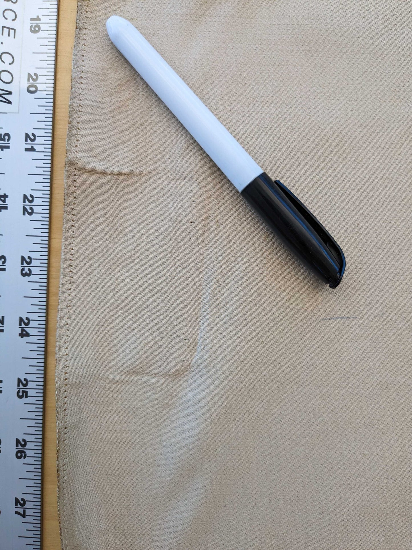 26"x 57" Scalamandre Fauteuil Bessieres Seat &amp; Back Creme French Antique Design MSRP USD 612/y