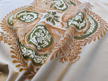 26"x 57" Scalamandre Fauteuil Bessieres Seat &amp; Back Creme French Antique Design MSRP USD 612/y