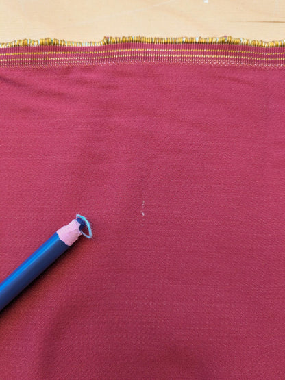 26" x 51" Scalamandre Fauteuil Bessieres Seat &amp; Back Rouge Red Gold French Antique Design Medallion MSRP USD 612/y