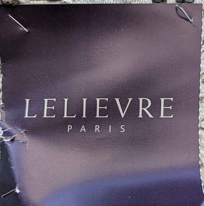 38"w x 55.5"l  Scalamandre Abstract Dots Circle Gray Woven Small Scale