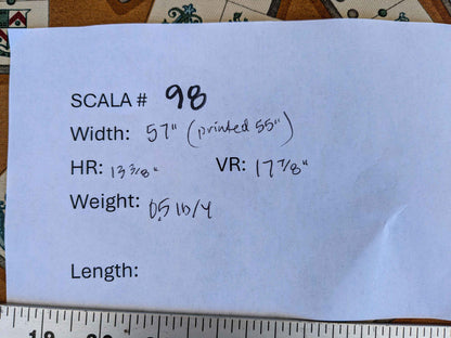 by yard Scalamandre Domino Game Crest Print Brown Mustard Gold White Art Deco Historic