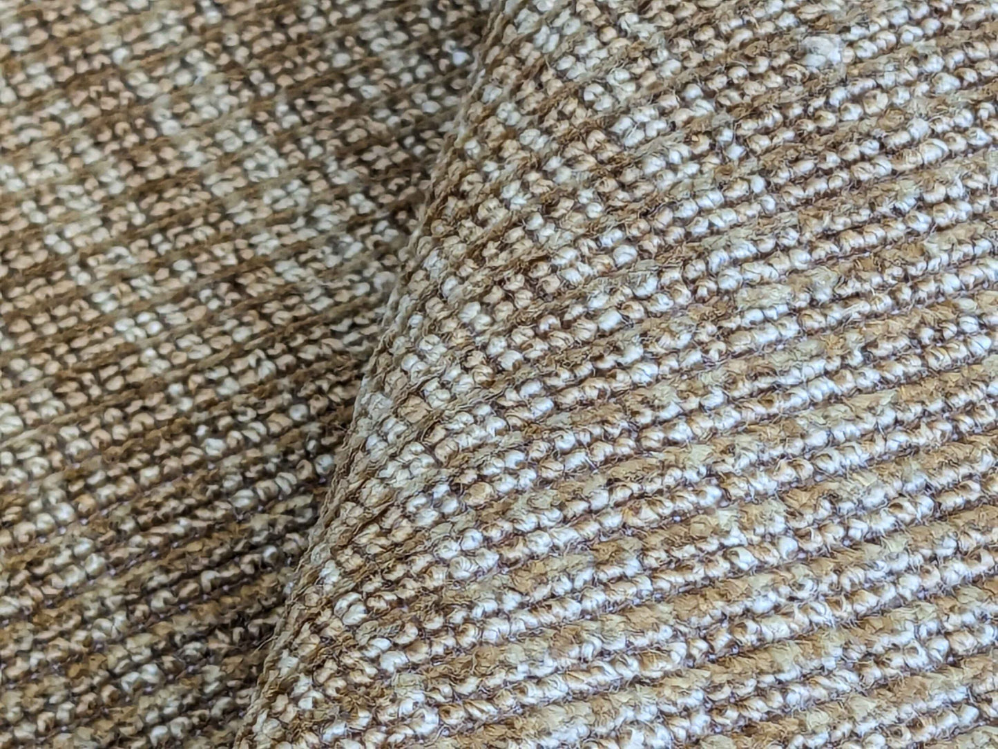 4.9y x 57" Scalamandre Brown Solid Texture Upholstery