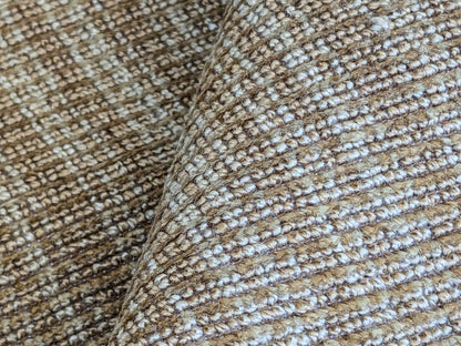 4.9y x 57" Scalamandre Brown Solid Texture Upholstery