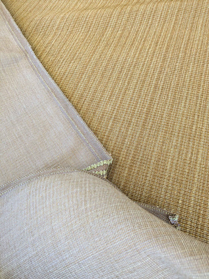 4.9y x 57" Scalamandre Brown Solid Texture Upholstery