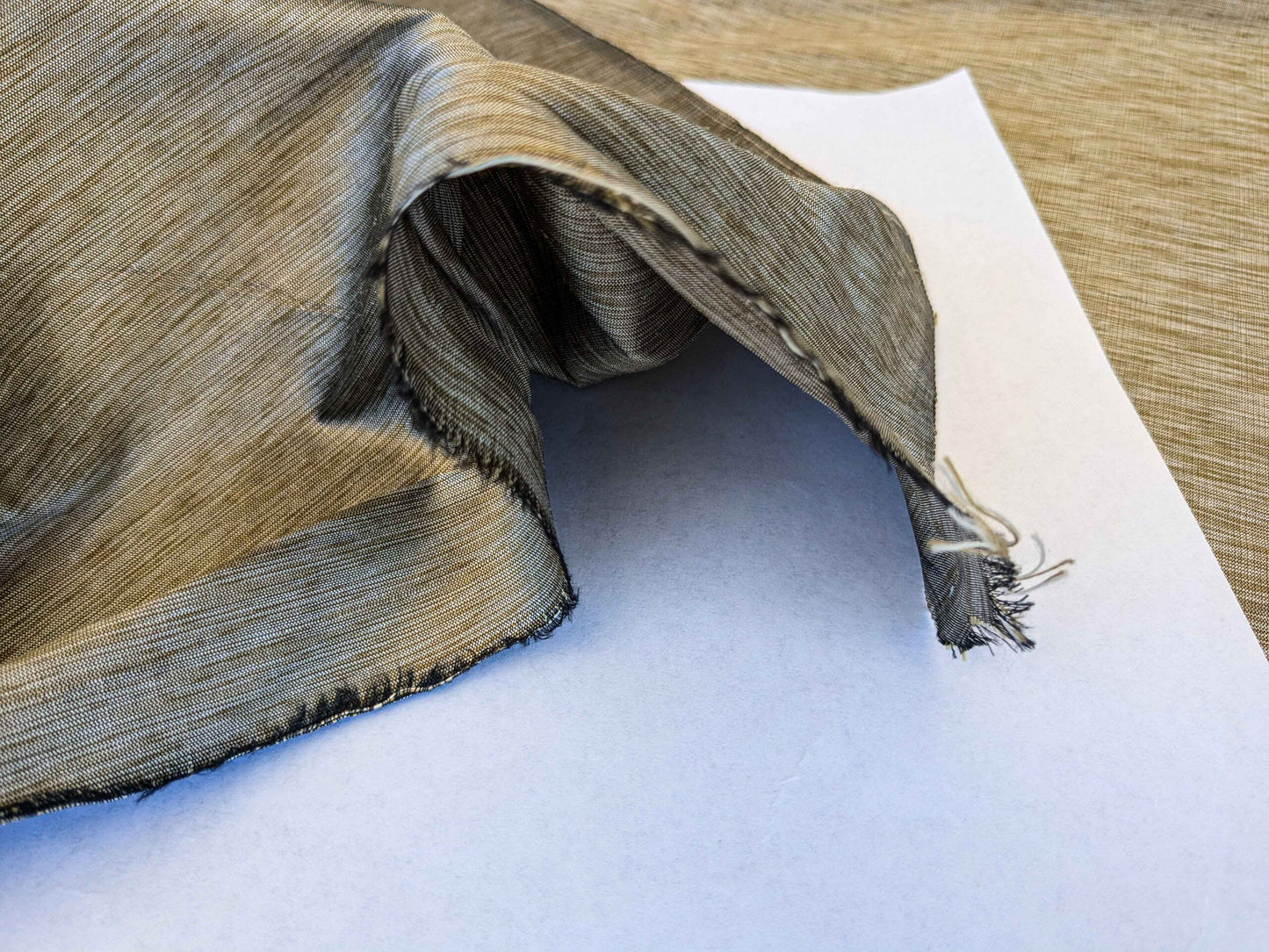 by yard Scalamandre Diffusion Taffeta Taupe Golden Solid Classic