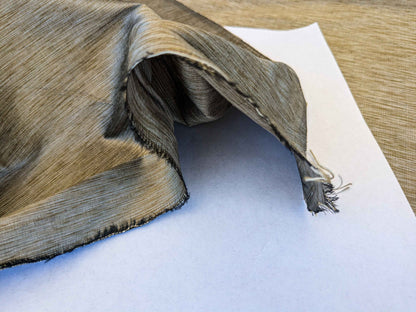 by yard Scalamandre Diffusion Taffeta Taupe Golden Solid Classic